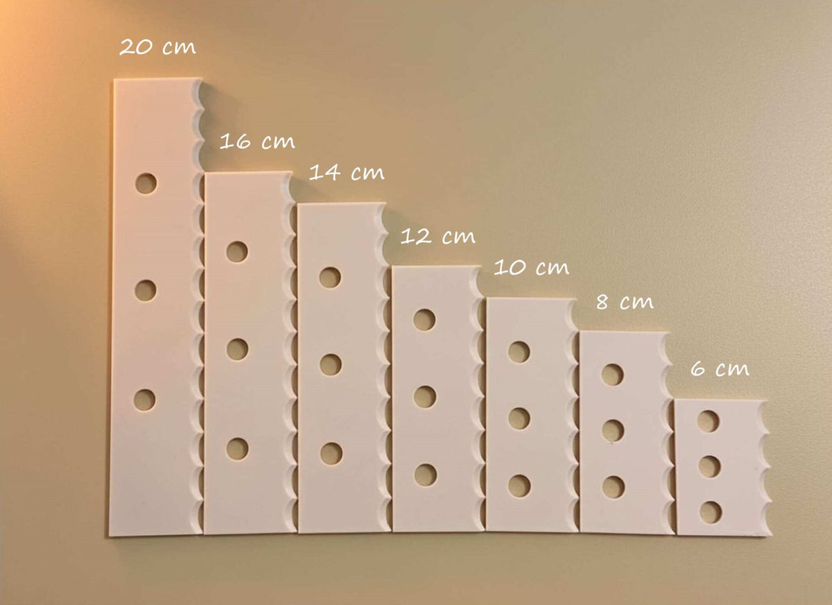 The Single Edge Bite Rib (6 - 20 cm) - Wheel Throwing Rib Tool