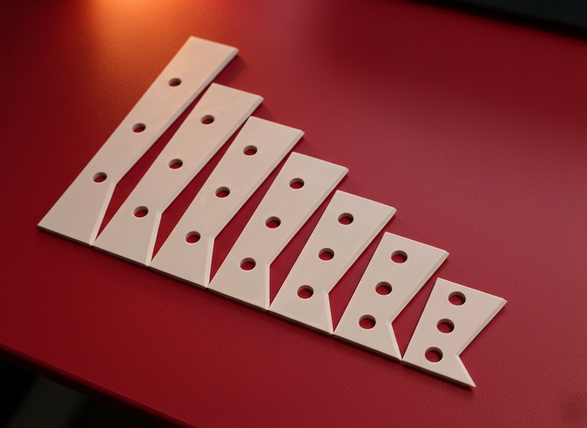 The Single Edge Notch Rib (6 - 20 cm) - Wheel Throwing Rib Tool