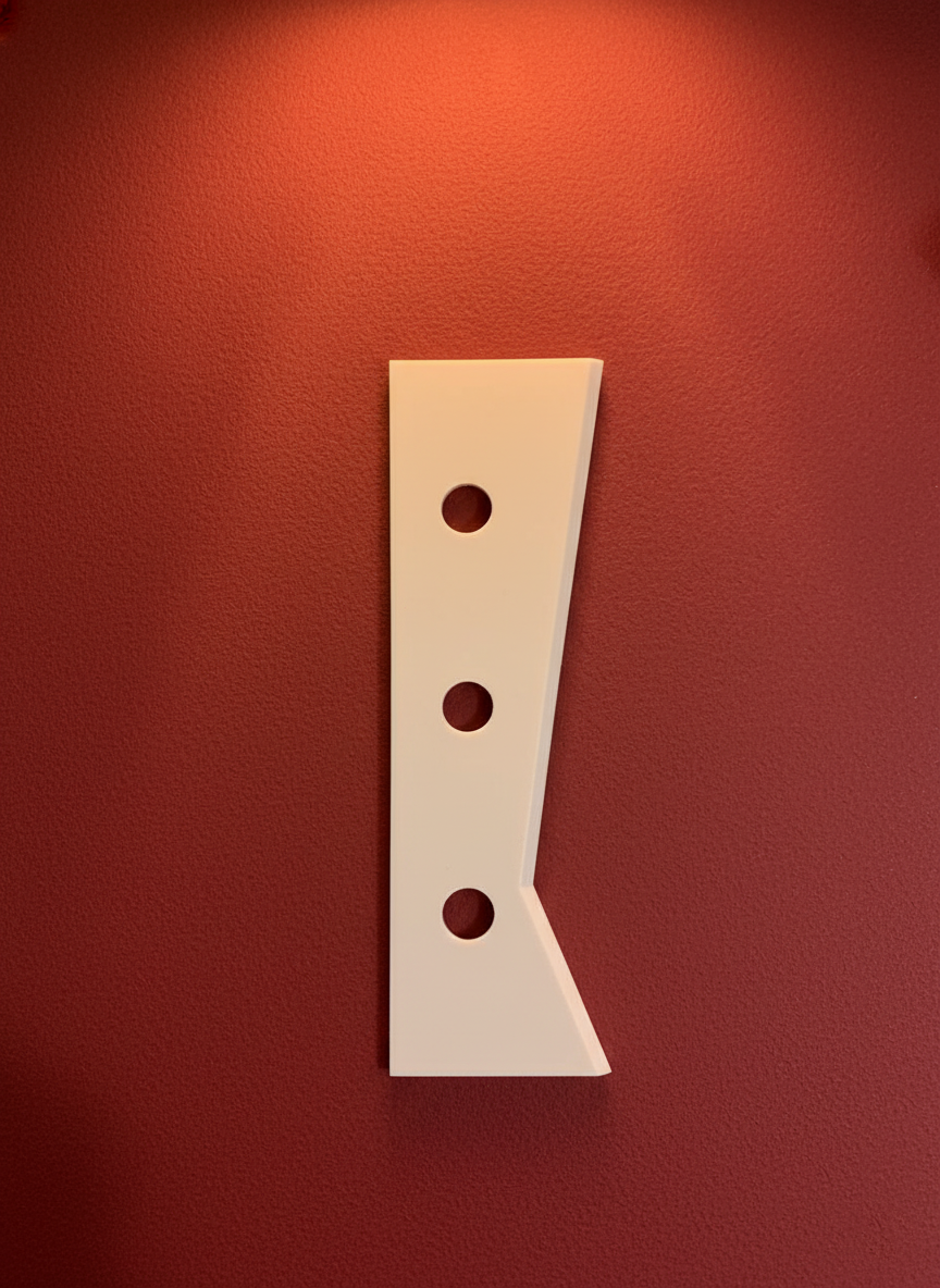 The Single Edge Notch Rib (6 - 20 cm) - Wheel Throwing Rib Tool