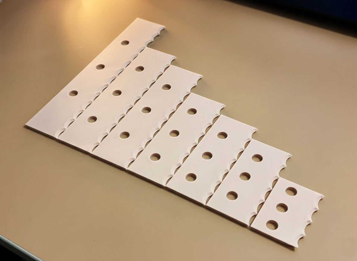 The Single Edge Bite Rib (6 - 20 cm) - Wheel Throwing Rib Tool